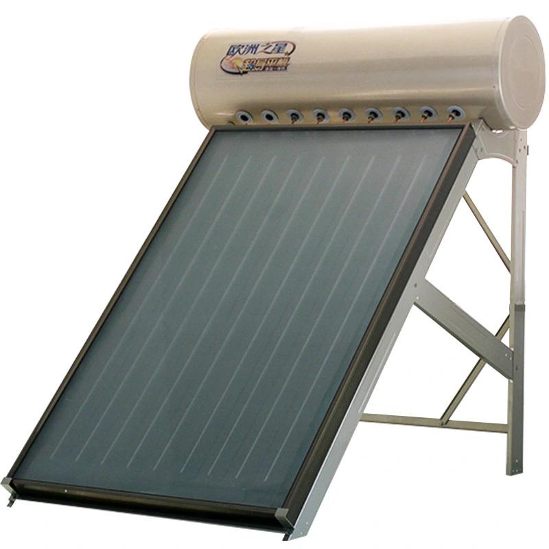 Black Absorber High Pressure Flat Plate Solar Hot Water Heater Collector