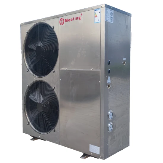 MD50d Fuente de aire Tipo de baja temperatura Hoja de acero inoxidable Ducha Calefacción eléctrica Bomba de calor 220V Calentador de agua caliente