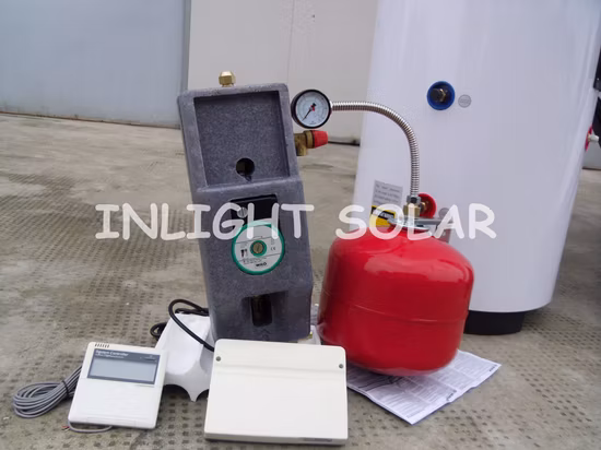 Bobina simple del tanque del calentador de agua solar de alta presión dividida